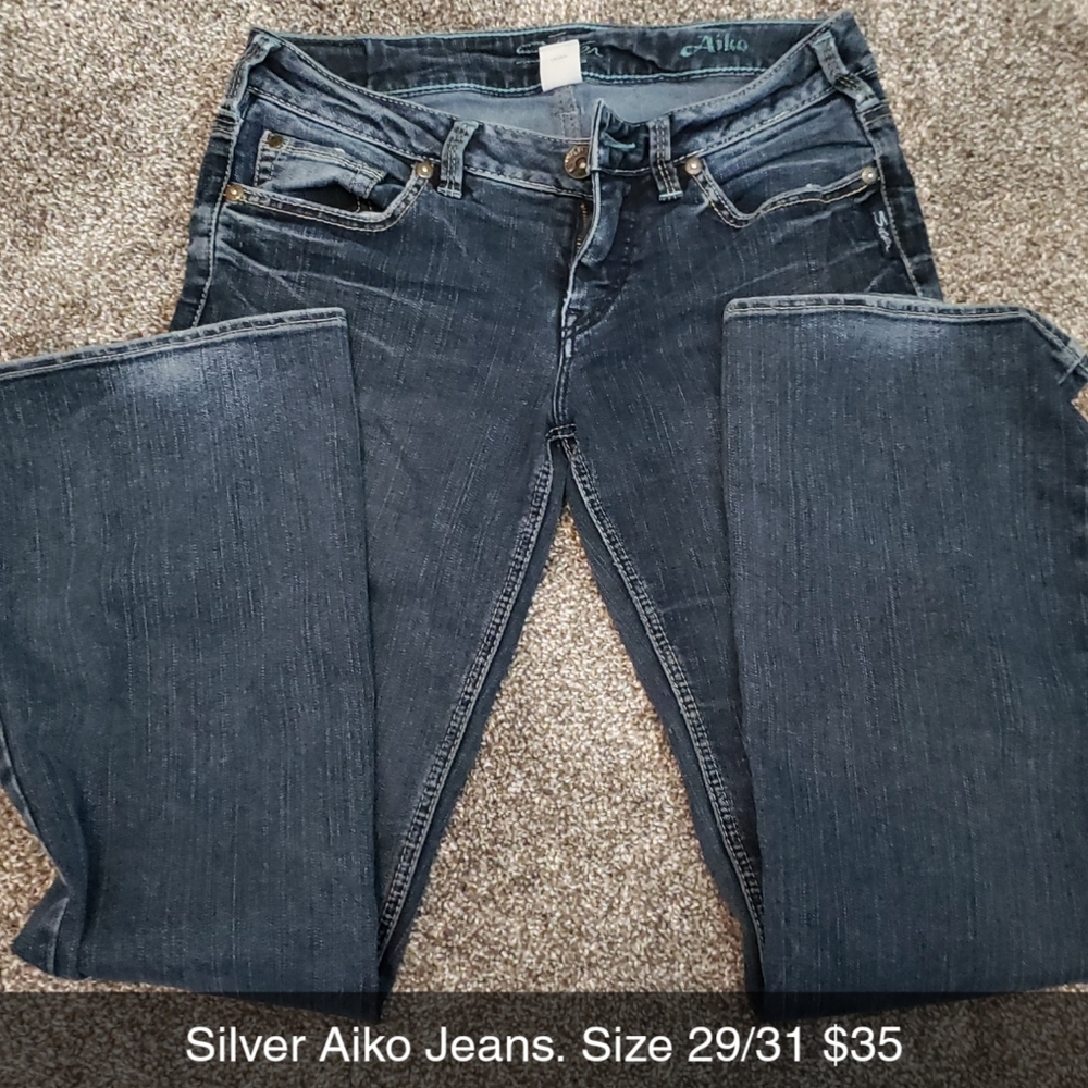 Silver Aiko Jeans
